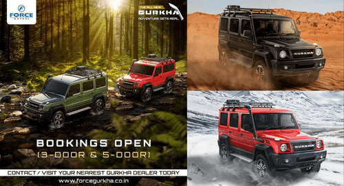 Force Gurkha Launched at Rs 16.75 Lakh For 3 Door & Rs 18 Lakh For 5 Door, Bookings Now Open