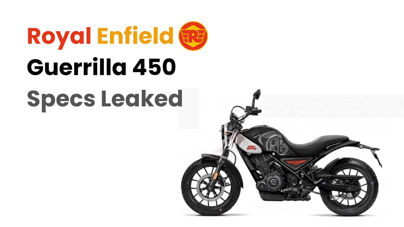 Royal Enfield Guerrilla 450 Specifications Leaked: Get to Know Tyre Size and Specifications news