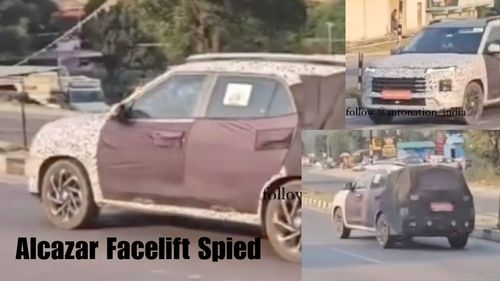 Hyundai Alcazar Facelift Spied: A unique offering in the SUV segment news