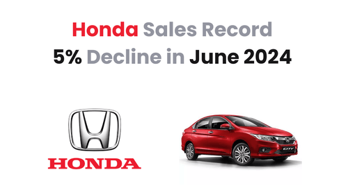 Car Sales June 2024: Honda Cars India Records 5% Sales Decline