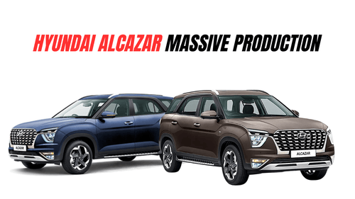 Hyundai Alcazar Achieves Over 1 Lakh Units in Production in Three Years