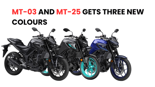 Yamaha MT-03 and MT-25 Debuts With Three new Colours