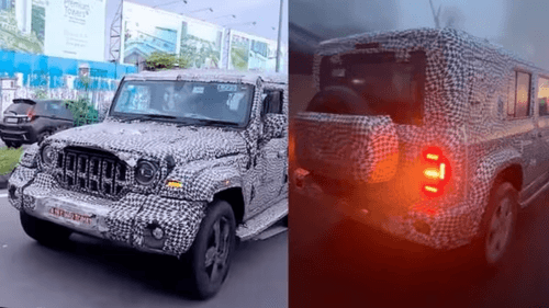 Mahindra Thar Armada: Latest Spy Shots Reveal Exciting New Features