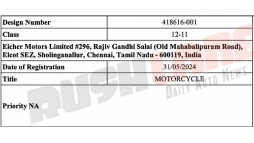 Royal Enfield's First Electric Motorcycle: Patent Images Revealed