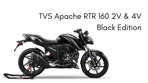 TVS Apache RTR ब्लैक एडिशन लॉन्च किया गया: 160cc सेगमेंट में एक नया एस्थेटिक प्रतिद्वंद्वी