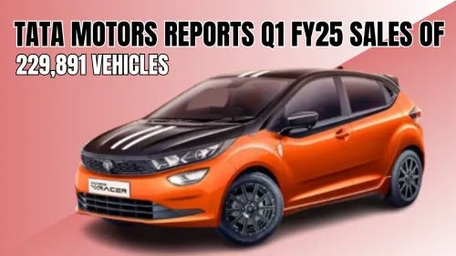 Tata Motors Reports Q1 FY25 Sales of 229,891 Vehicles