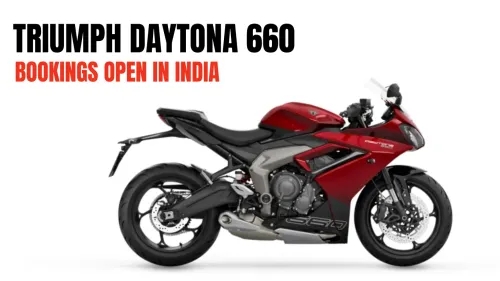 Triumph Daytona 660 Bookings Open in India
