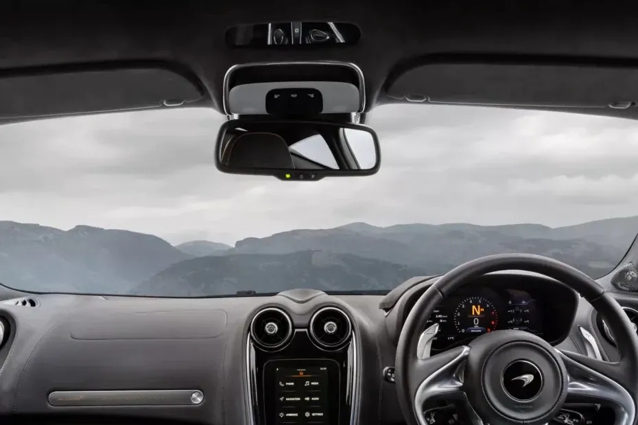 McLaren GT rear view mirror