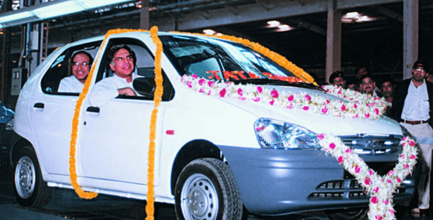 1998: Tata launching the Safari & Indica at Auto Expo, Rare video of Ratan 