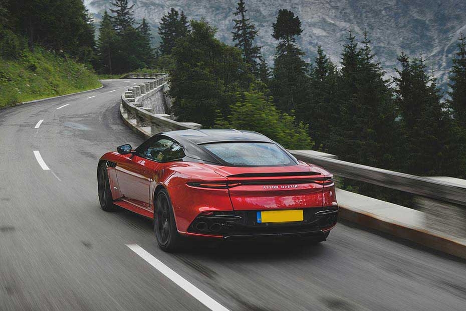 Aston Martin DBS Superleggera Left Side Rear View