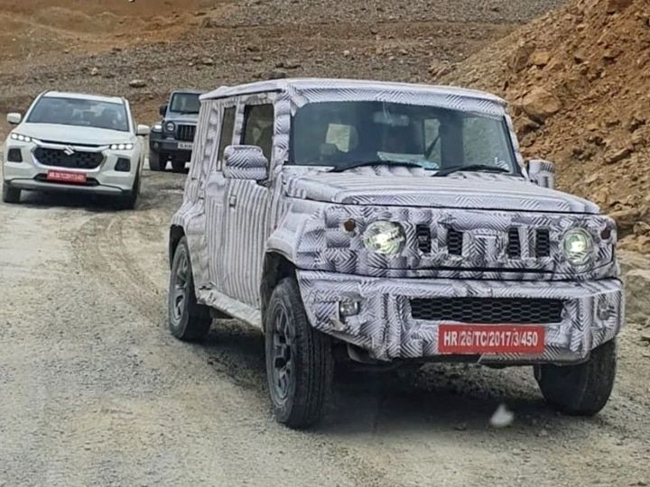 Maruti Suzuki 5-door Jimny Spotted in Khardung-La: Spy shots Inside