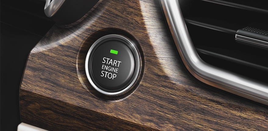 Tata Harrier Start Button