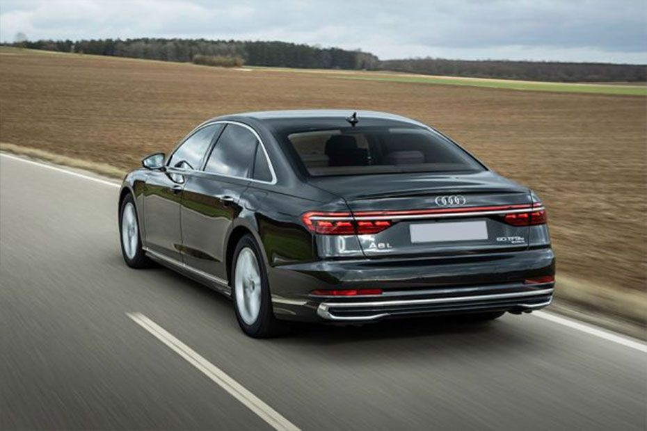 Audi A8 L Left Side Rear View