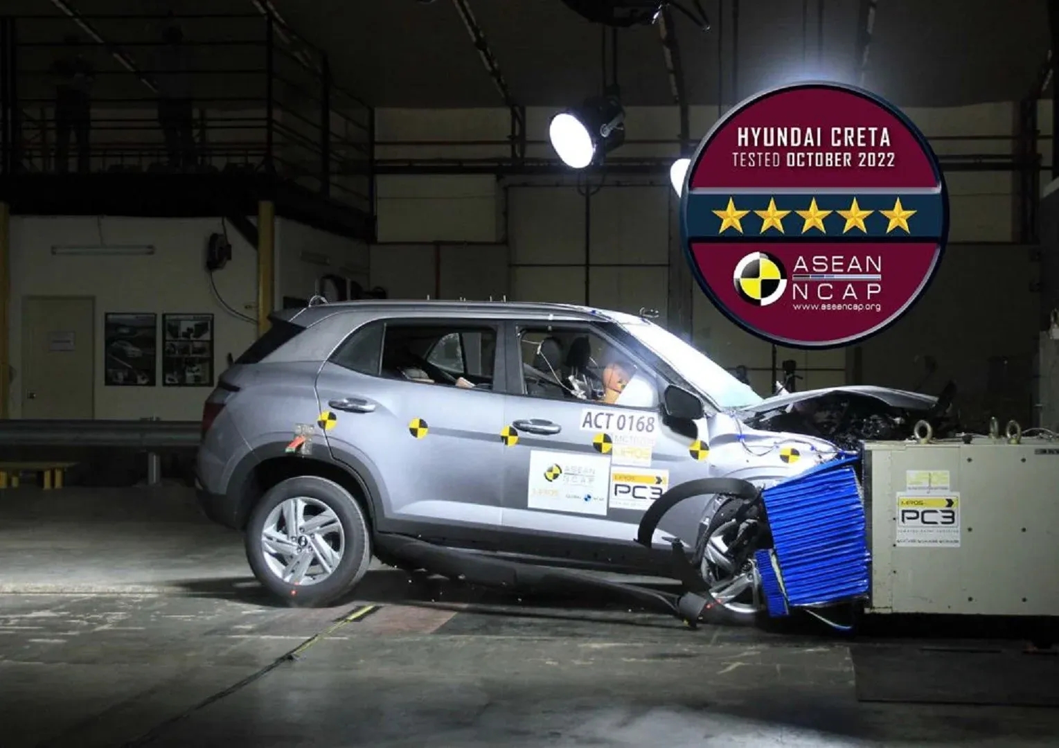 2023 Hyundai Creta को ASEAN NCAP क्रैश टेस्ट में 5-स्टार रेटिंग मिली है