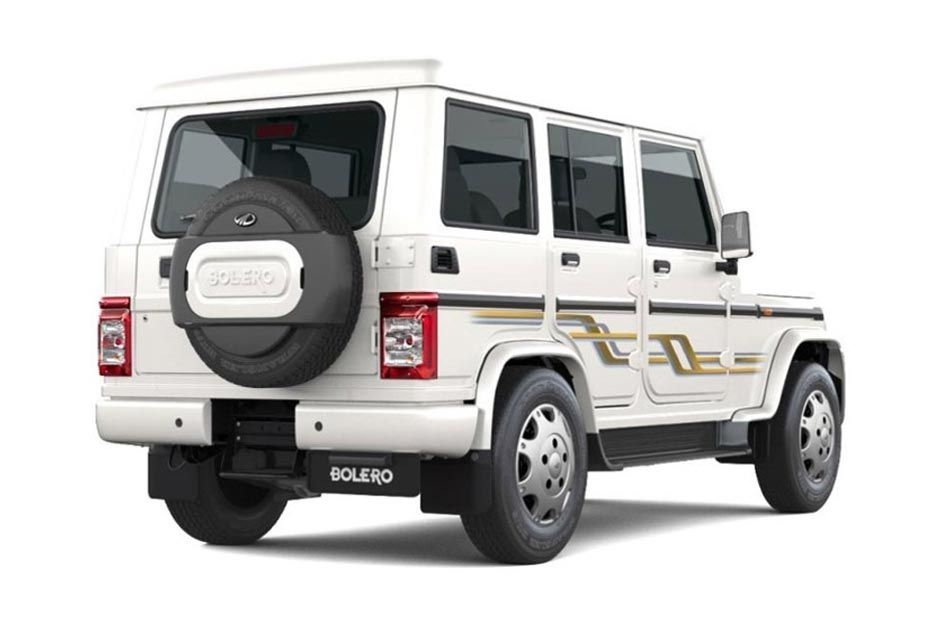 Mahindra Bolero Right Side Rear View