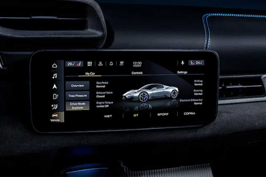 Maserati MC 20 Infotainment System