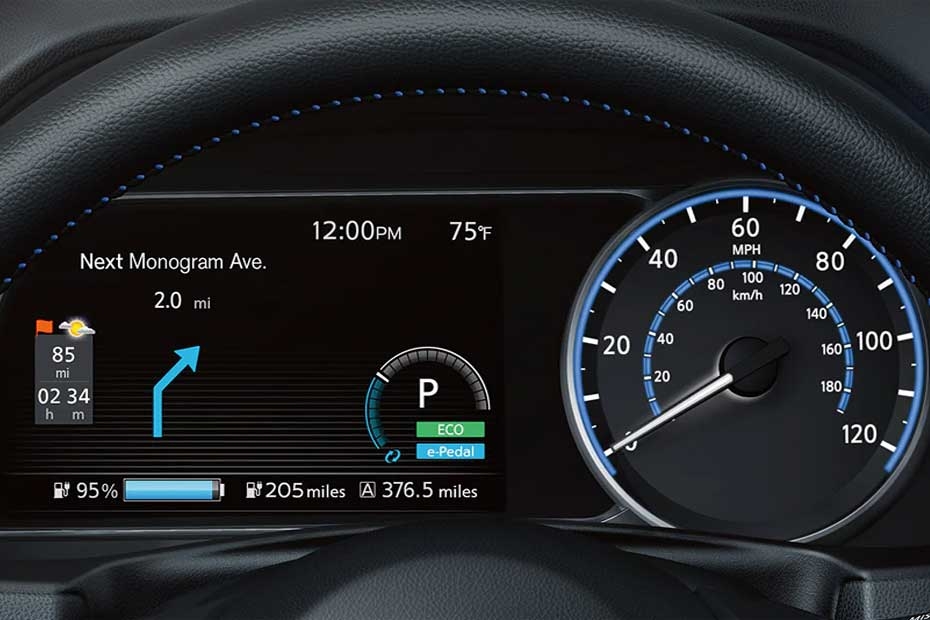 Nissan Leaf Instrument Cluster