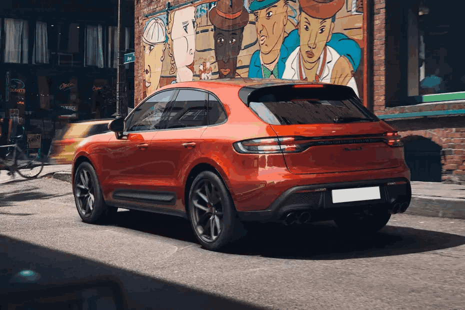 Porsche Macan Left Side Rear View