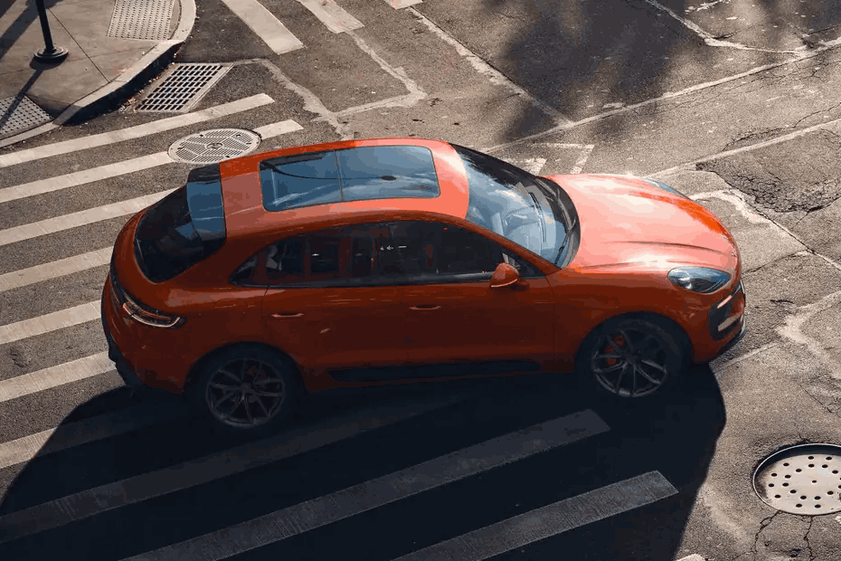 Porsche Macan Top View