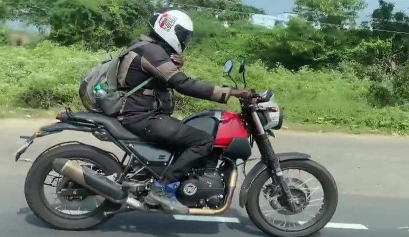 New Royal Enfield Scram 411 Leaked: Himalayan Twin