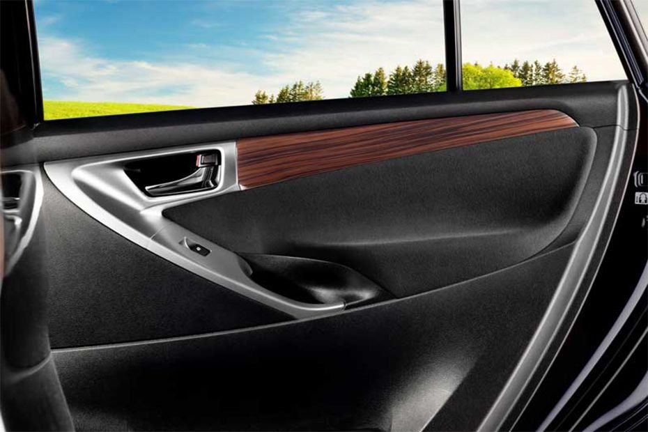 Innova Crysta wood finish interior panels