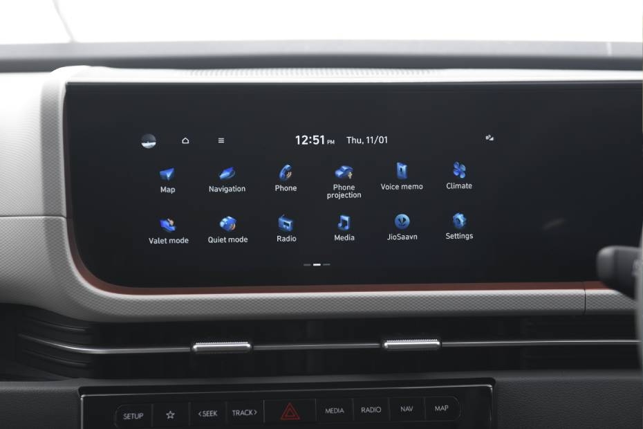 Hyundai Creta Homescreen