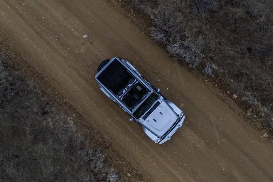 Jeep Wrangler Top View