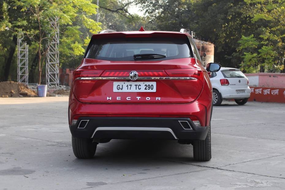 MG Hector Rear View