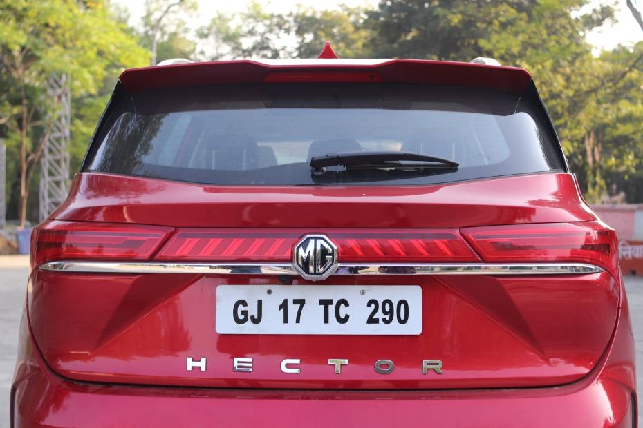 MG Hector Rear View