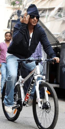 Celebrities who cycle their way to fitness and want to be in shape