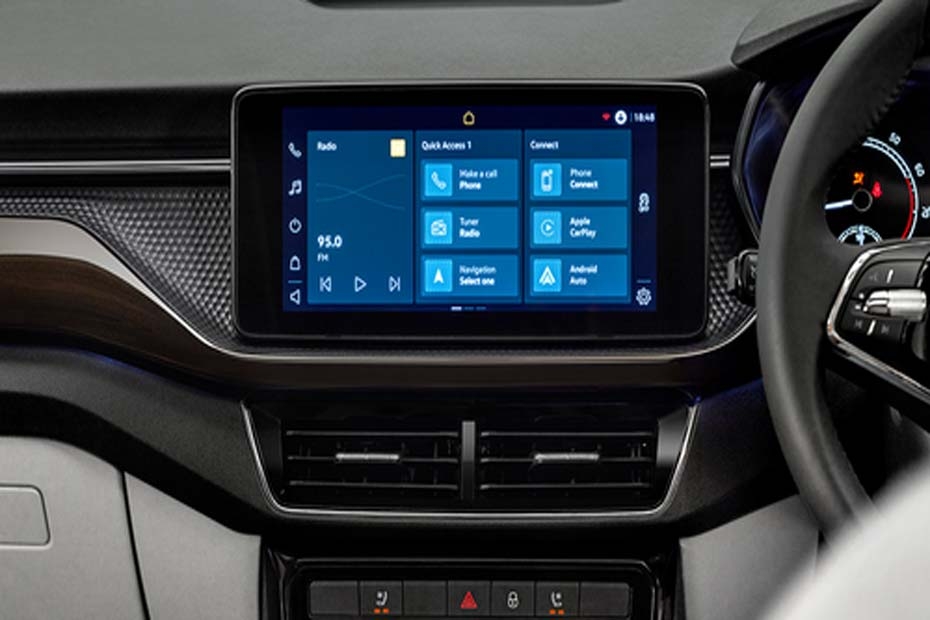 Skoda Kushaq Infotainment System Main Menu