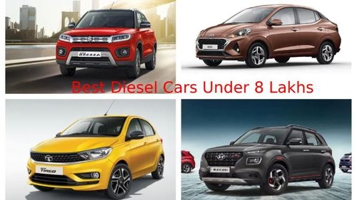 Best 5 Diesel cars under 8 Lakhs