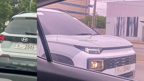 New Hyundai Exter spotted testing on the Road | Check how it looks