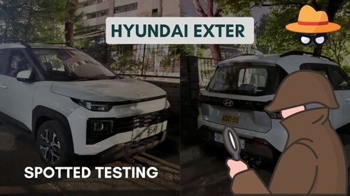 New Hyundai Exter spotted testing on the Road | Check how it looks