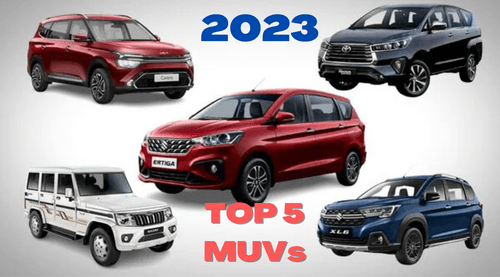 Top 5 MUVs in India in 2023