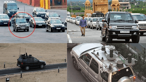 Indian Prime Minister's Convoy with Z+Security | Closer look on Vehicles