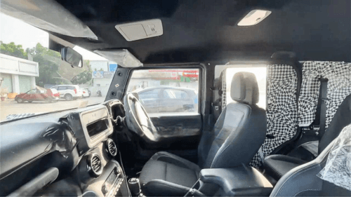 Mahindra Thar 5-Door Spotted: New Interior Features Revealed