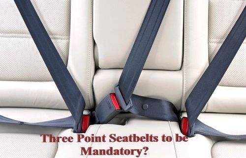 Three Point Seatbelts to be Mandatory for all Seats?