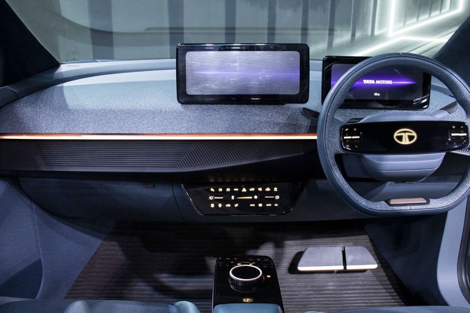 Tata Curvv EV Dashboard 