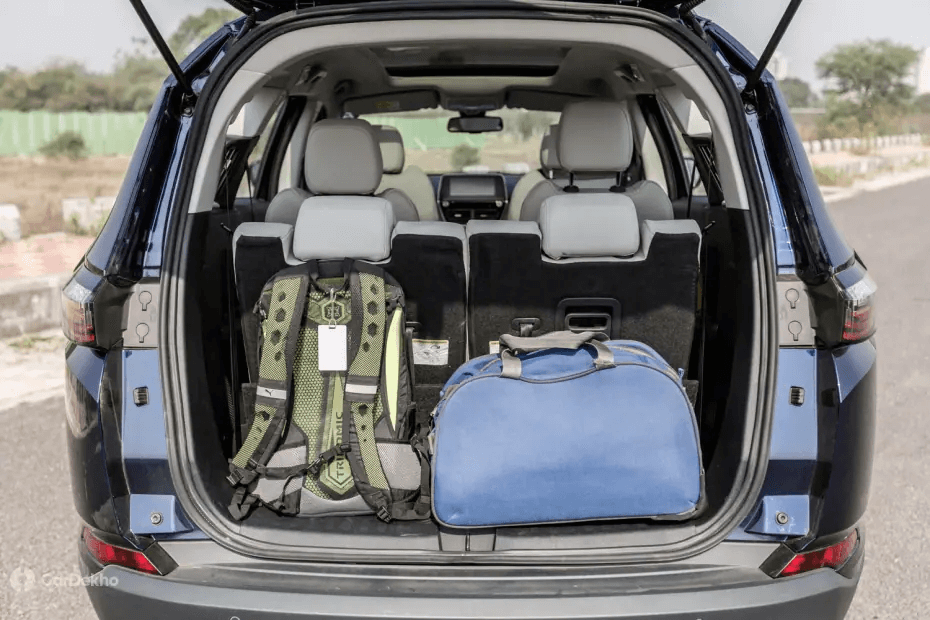 Tata Safari Boot Space (Open)