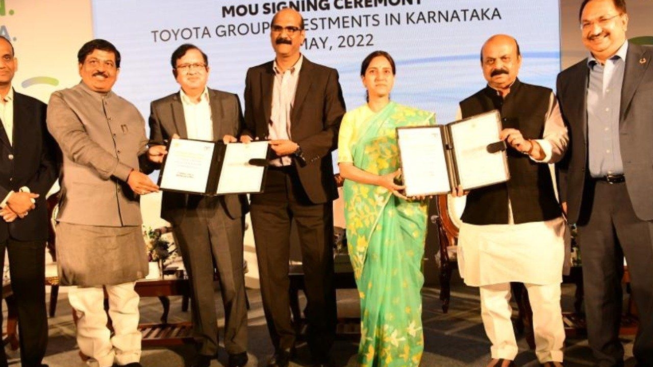 Toyota Group invests INR 4,800 Crores in Karnataka to locally produce EV components