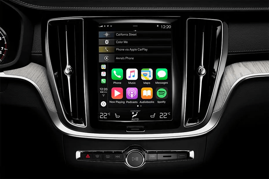 Volvo V60 Cross Country Infotainment System Main Menu