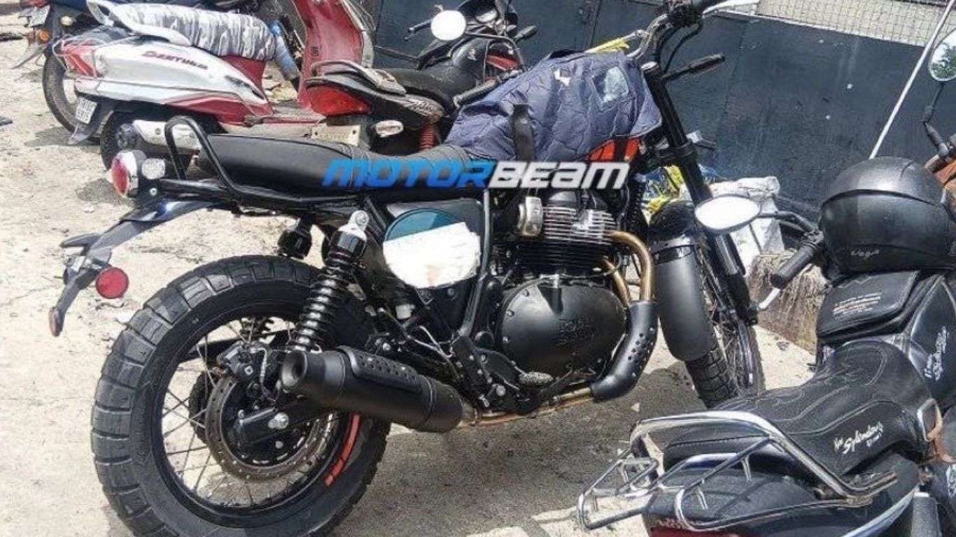 Royal Enfield Interceptor Bear 650 Spy Images news