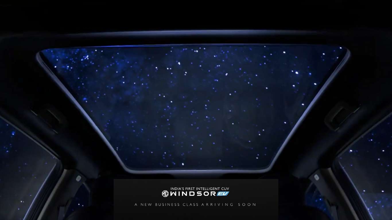 MG Windsor Teases India’s First CUV Featuring Infinity View Glass Roof news