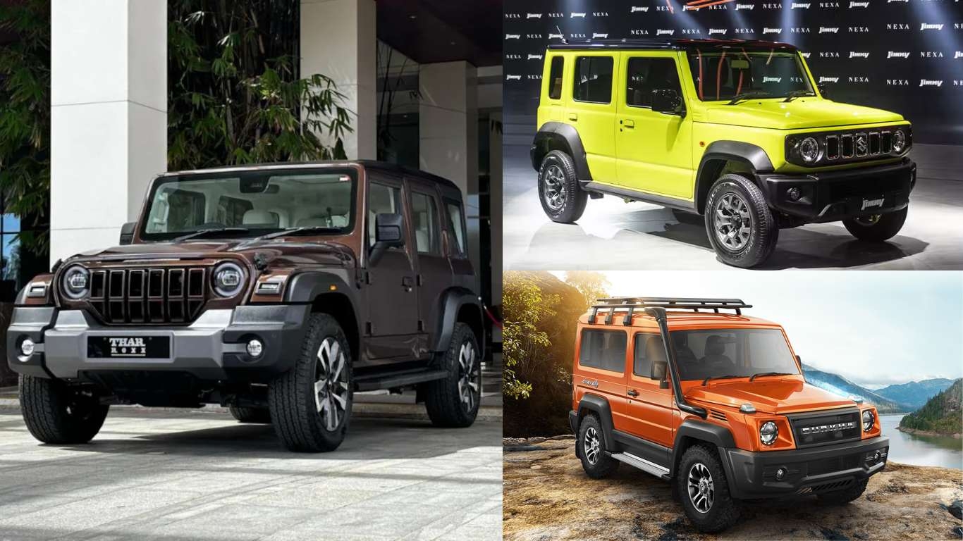 Mahindra Thar Roxx vs Maruti Suzuki Jimny vs Force Motors Gurkha: Price Comparison news