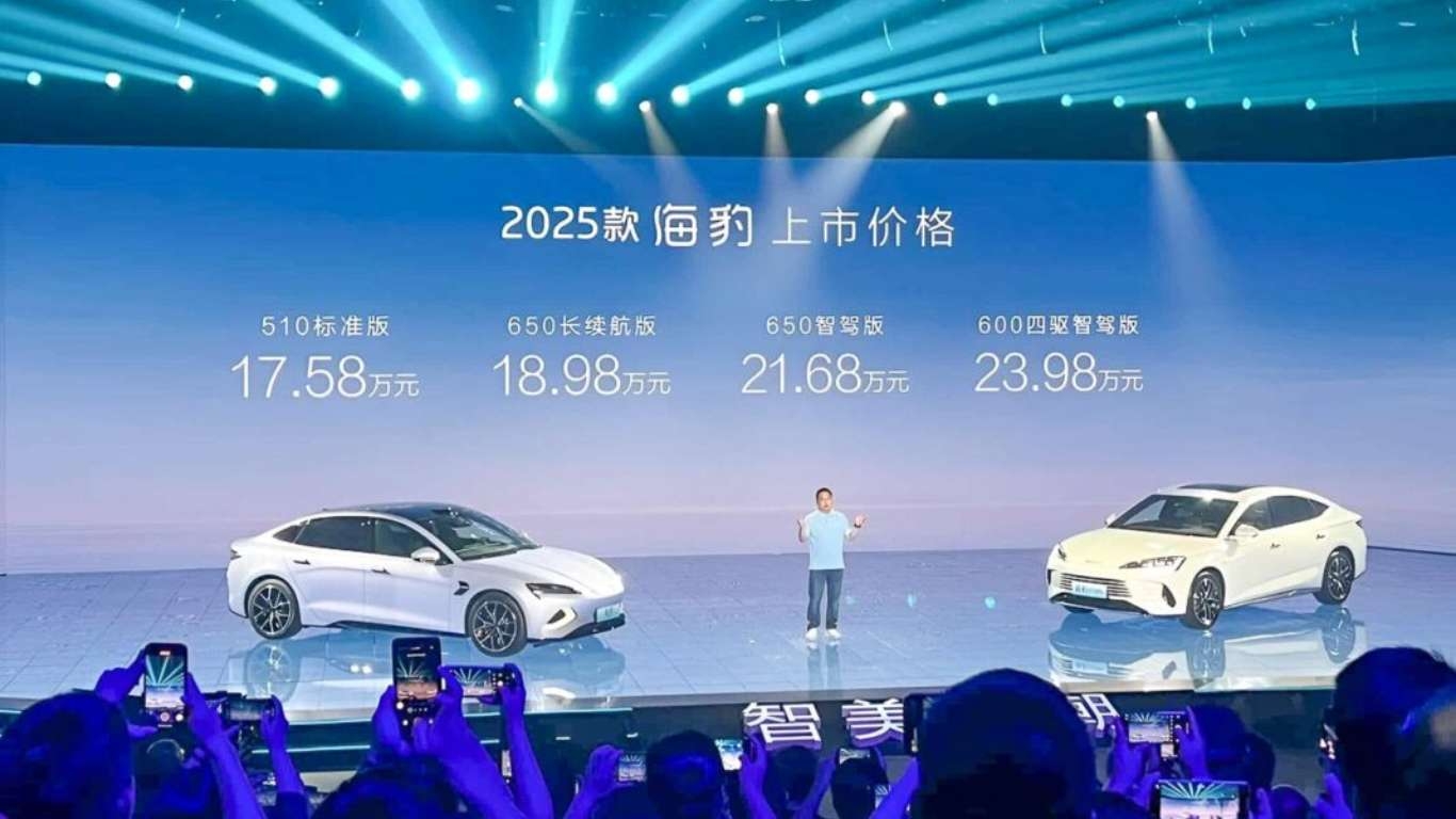 2025 BYD Seal Electric Sedan Launched: Priced at 175k Yuan with Advanced Features news