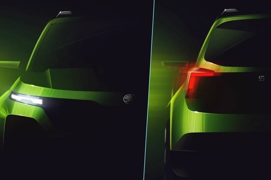 Skoda Kylaq Front And Rear View