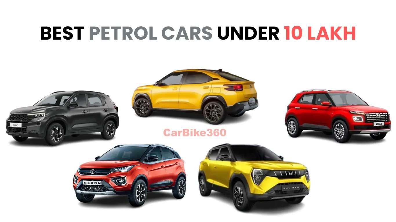 Top Petrol Cars Under Rs. 10 Lakh