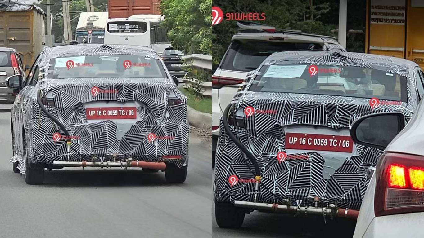 3rd Gen Honda Amaze Spotted Testing – Expected to Launch in 2025 news