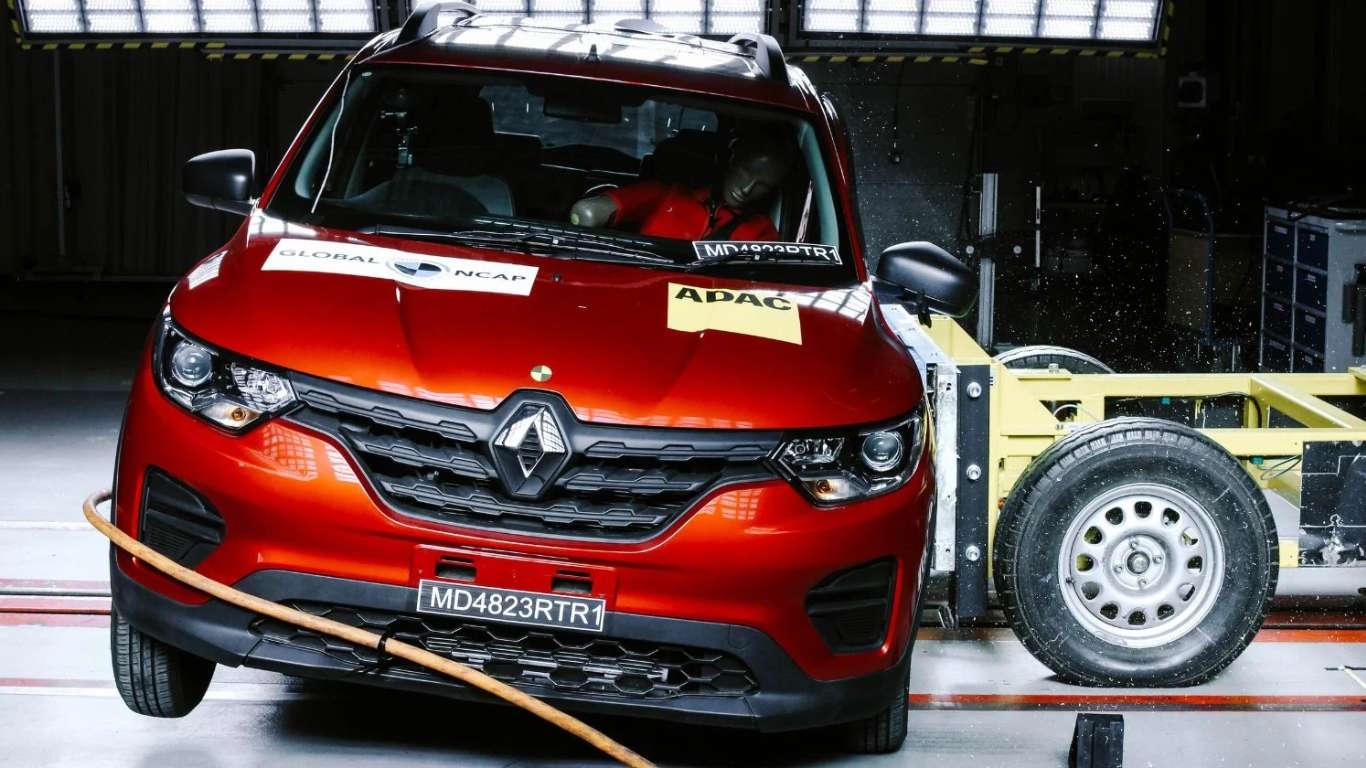 Renault Triber Scores 2-Star Safety Rating in 2024 Global NCAP Crash Test news